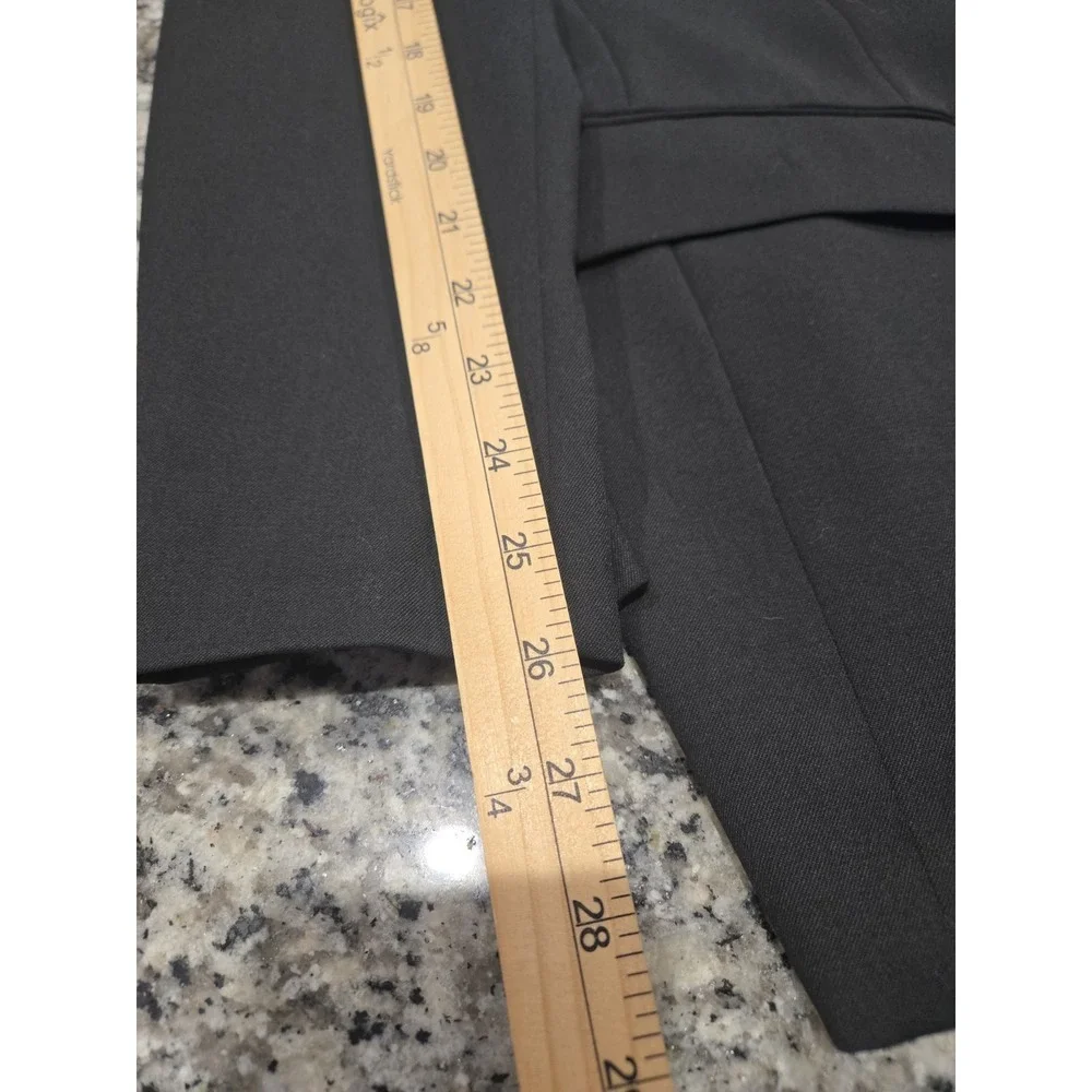Stafford Big & Tall 54B Regular Black Wool Blend Blazer Jacket Travel Stretch
